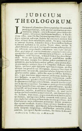Judicium Thelogorum.
