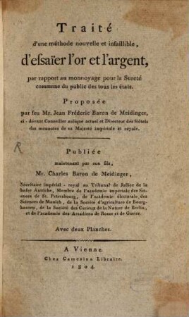 Traité d'une méthode nouvelle ... d'essaier l'or et l'argent