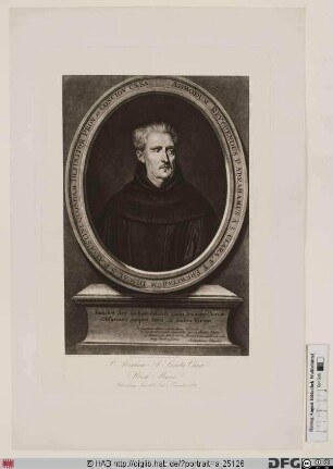 Bildnis Abraham a Sancta Clara (eig. Johann Ulrich Megerle)