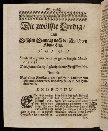 130-141, Die zwölffte Predig.