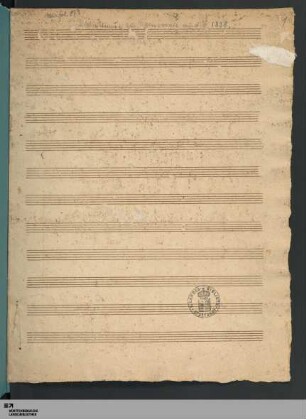 Sonate, Autograph fraglich