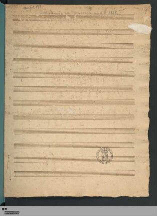 Sonate, Autograph fraglich