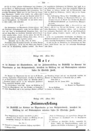 Beilagen zu Protokoll, 93. Sitzung
