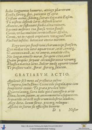 Gratiarum Actio