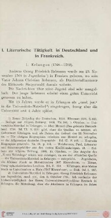 1. Erlangen (1768-1792)