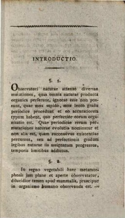 De evolutione organismi nec non de evolutionum morbis