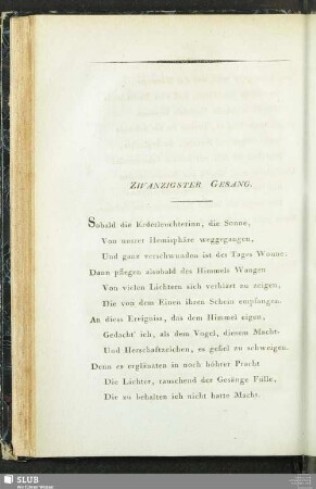 Zwanzigster Gesang