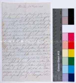 Freundschaftlicher Brief von Augusta Königin von Preußen an Amalie Friederike von Boyen