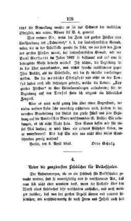 Ueber die gangbarsten Lesebücher für Volksschulen