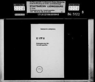 Gemeinderechtsverhältnisse in Unlingen und Unterwachingen