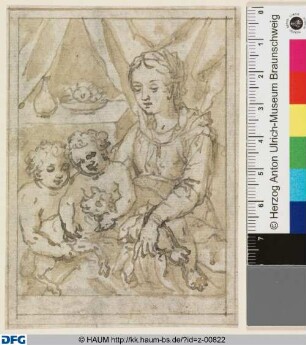 Maria mit dem Kinde und dem kleinen Johannes