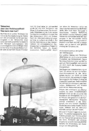 Tatsachen über den Treibhauseffekt! Was kann man tun?