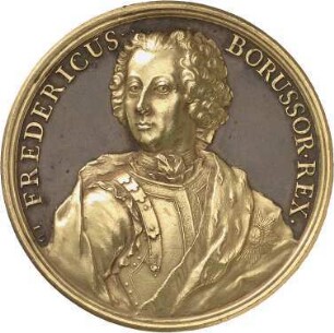Dassier, Jean: Regierungsantritt Friedrich II.