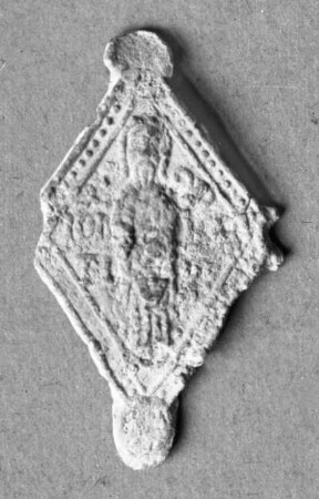 Pilgerzeichen mit Darstellung Johannes des Täufers