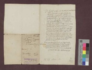 Bernhard Ruckenbrot von Ebnet, Novize in der Kartause, übergibt diesem Kloster 300 Gulden und ULF Bruderschaft zu Kirchzarten 50 Gulden.