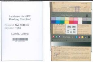 Entnazifizierung Ludwig Ludwig , geb. 24.10.1893 (Beamter)