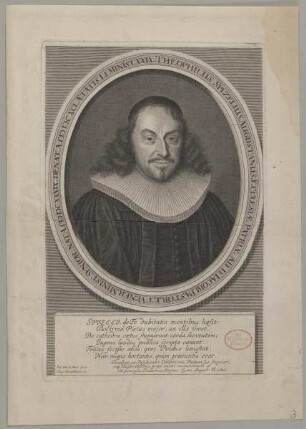 Bildnis des Theophilus Spizelius