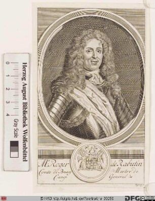 Bildnis Roger de Rabutin Bussy-Rabutin, gen. comte de