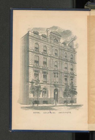 Illustration of Institute Building. : Royal Colonial Institute