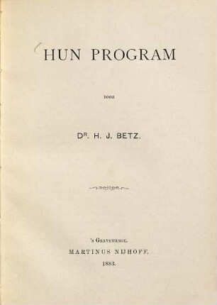 Hun program