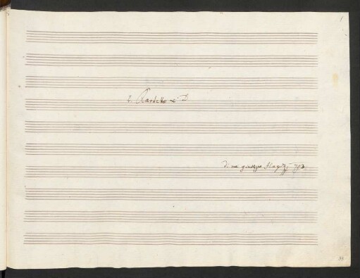 Quartette; vl (2), vla, vlc ; D-Dur; Hob III:70; op. 71,2