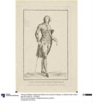 Gallerie des Modes et du Costume Français: Le Galant a belle montre. ppp.362