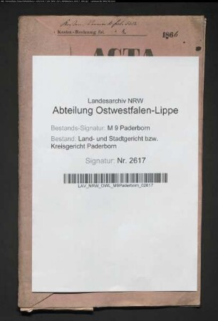 Erblasser: Meschede, Meinolph:
