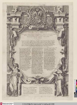 [Titelblatt zum Dritten Teil von Francesco Terzis Imagines Gentis Austriacae]
