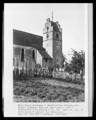 Katholische Pfarrkirche Sankt Johannes Baptist und Sankt Vitus — Kirchturm
