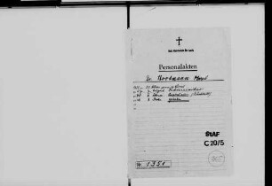 Nordmann, Marcel Dr.; Justizminister; geb. 21.2.1890 in Lörrach; gest. 8.11.1948