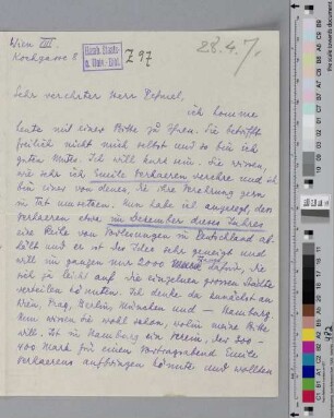 Brief an Richard Dehmel