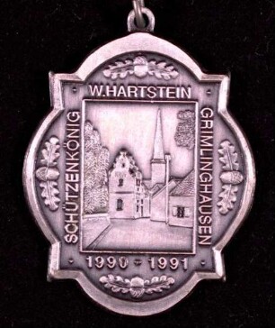 Orden Schützenkönig Neuss-Grimlinghausen 1990/91 Willi Hartstein