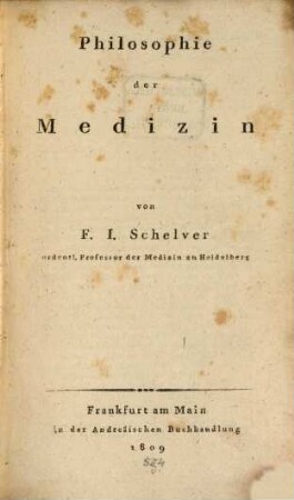 Philosophie der Medizin