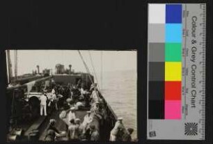 Abschub von Gefangenen auf die Hudson Maru - Frachtdampfer