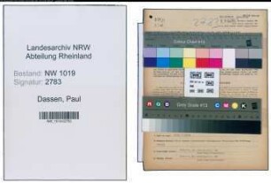 Entnazifizierung Paul Dassen , geb. 16.09.1902 (Bauunternehmer)