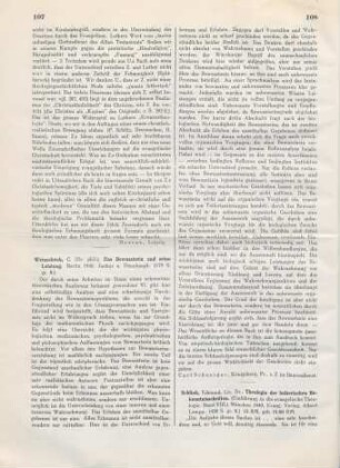 108-111 [Rezension] Schlink, Edmund, Theologie der lutherischen Bekenntnisschriften
