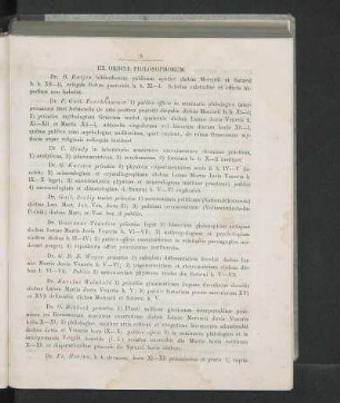 Ex Ordine Philosophorum.