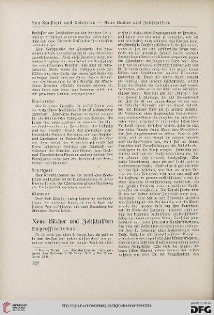 Neue Bücher und Zeitschriften
