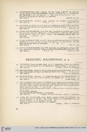 Bronzen, Maleremail (Nr. 437-449)