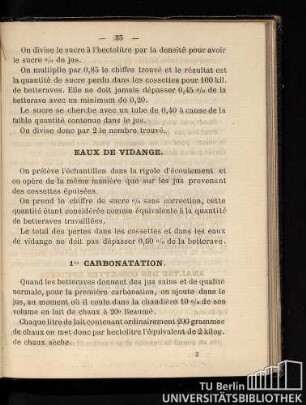 Eaux de vidange