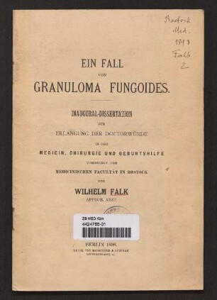 Ein Fall von Granuloma fungoides