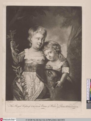 His Royal Highness George Prince of Wales & Prince Frederick