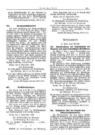 Unterbrechung der Lehrtätigkeit der Dozenten und außerplanmäßigen Professoren : [Wissenschaft] ; [Für das Reich] ; [Amtliche Erlasse] ; [Amtlicher Teil]