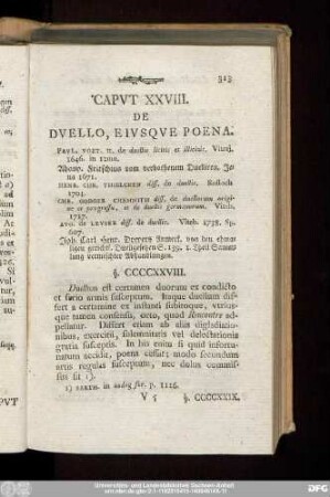 Caput XXVIII. De Duello, Eiusque Poena.