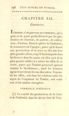Chapitre XII. Commerce