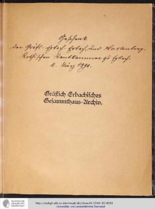 [Handschriftliche Prägung]