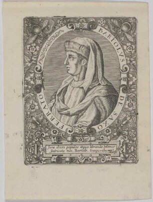 Bildnis des Bartolus de Saxoferrato