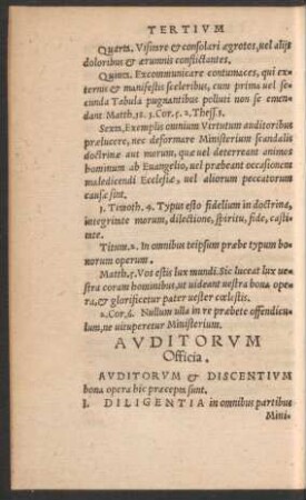 Auditorum Officia.