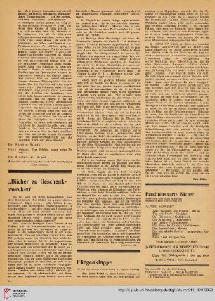 Beachtenswerte Bücher