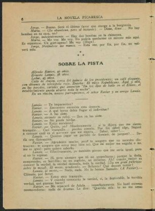 Sobre la pista
